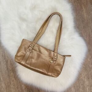 The Sak Metallic Leather Mini Bag